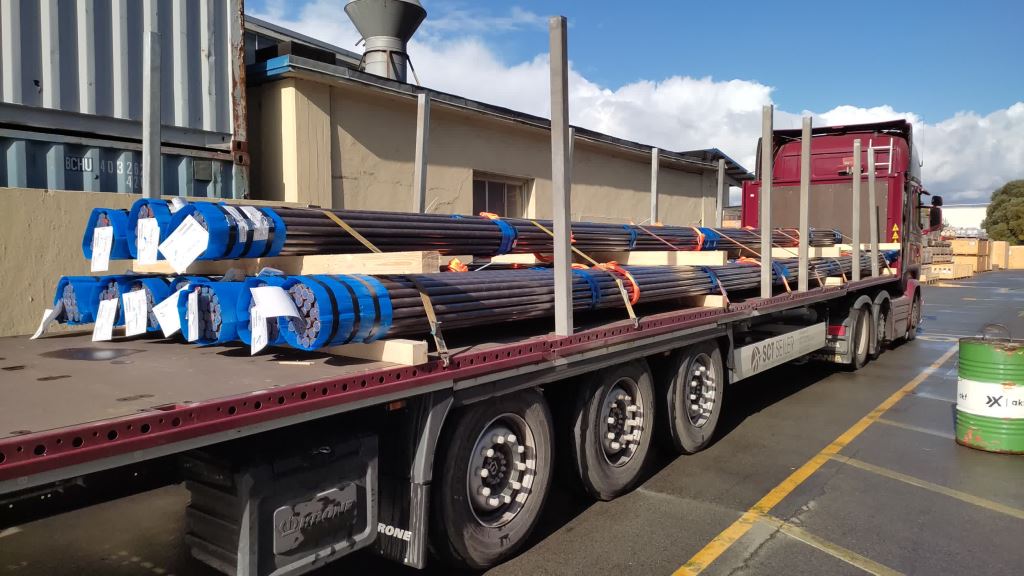 Alexander Global Logistics handles steel pipes via air shipment